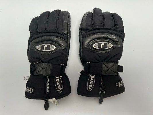 Winter Gloves and Mitts Men's Size Large Reusch -30 Degree Professional Ski Gear Leather Palms Made In Italy As New Outstanding Quality