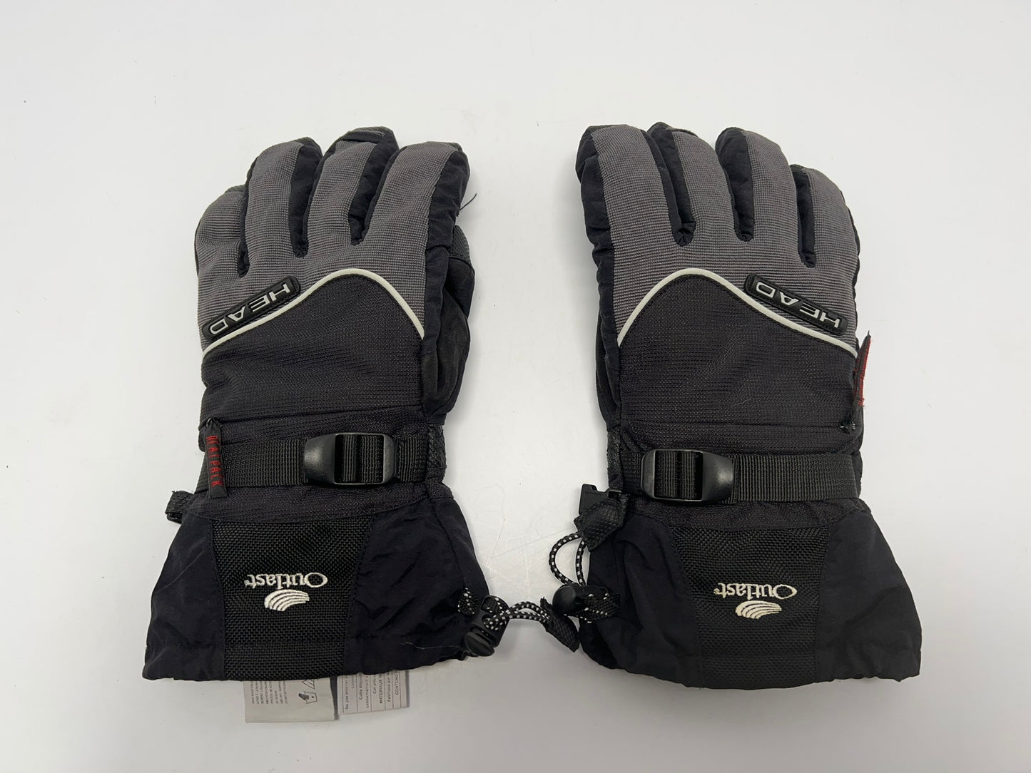 Winter Gloves and Mitts  Men's Size Small Head Black Grey Excellent