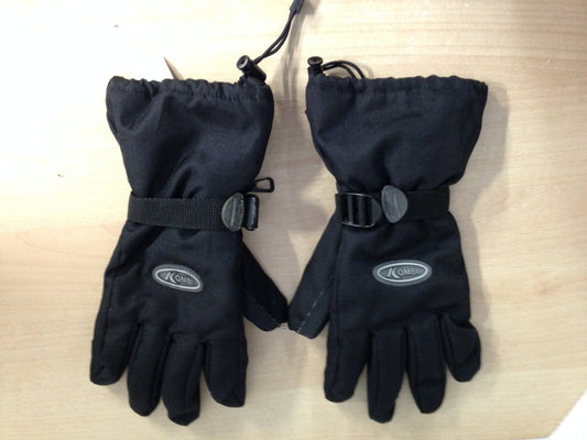 Winter Gloves and Mitts Men's Size Large Kombi Black With Liner Excellent