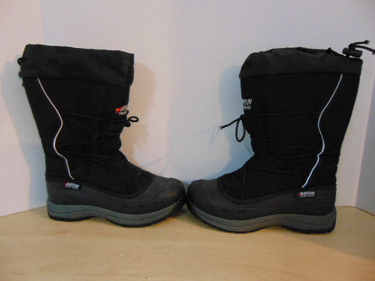 Winter Boots Ladies Size 7 Baffin Deep Snow With Liner Black New Demo Model