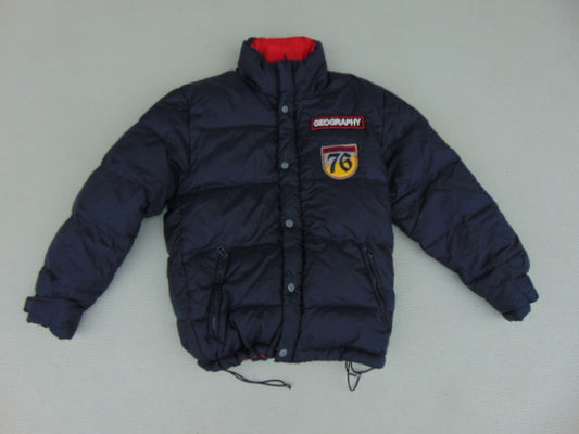 Winter Coat Child Size 12 Geography From Norway Down Filled Outstanding No Hood