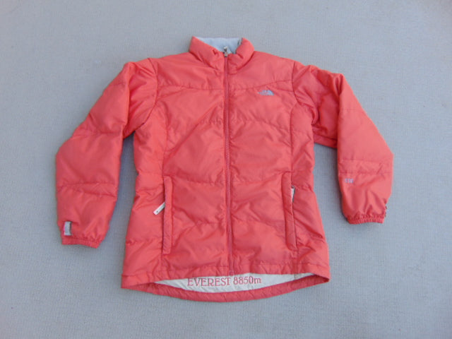 Winter Coat Child Size 14 The North Face Everest 8850 Goose Down Filled 550 Nectarine Color