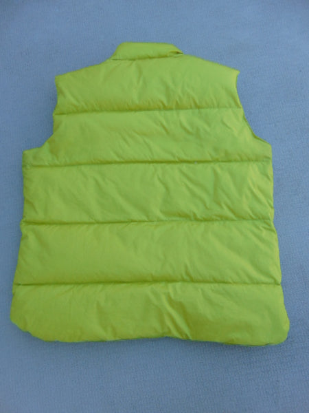Winter Coat Vest Ladies Size Large Cabela's Goose Down Filled Vest Lime Excellent