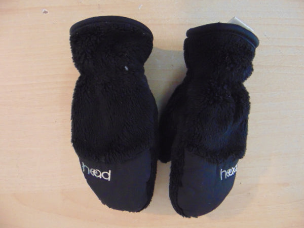 Winter Gloves and Mitts Infant Age 1-2 Head Plush Black