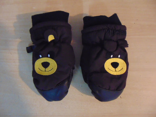 Winter Gloves and Mitts Child Size 2-3 Auclair Brown Bear Snowboarding Quality New Demo Model