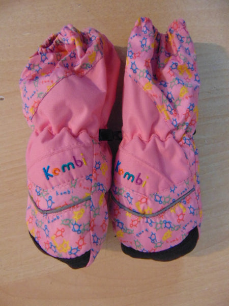 Winter Gloves and Mitts Child Size 2-3 Kombi Pink Multi As New