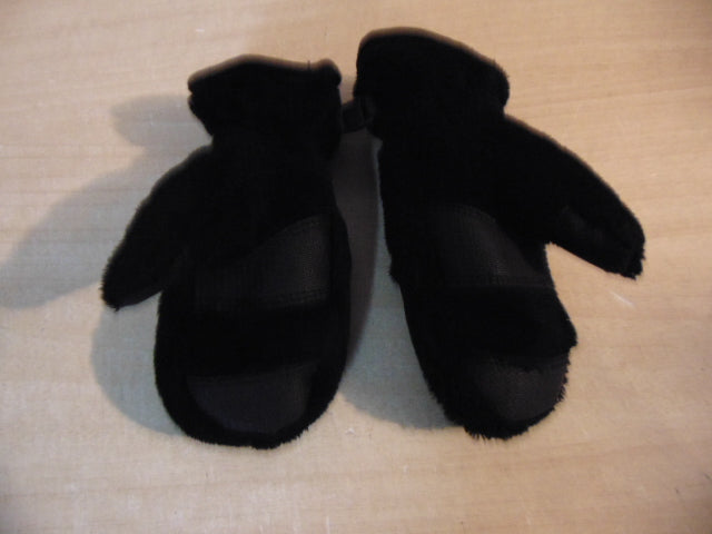 Winter Gloves and Mitts Child Size 2-4 Head Plush Black