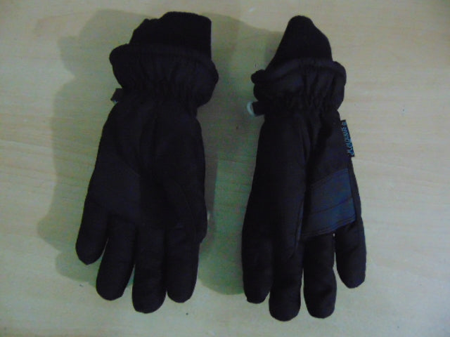 Winter Gloves and Mitts Child Size 7-9 Girls Black