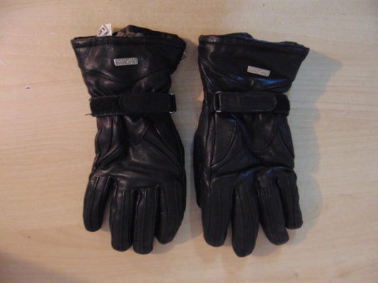 Winter Gloves and Mitts Men's Size Medium Level Hand Leather Black Excellent