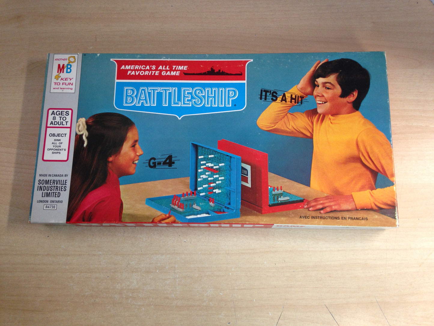 Y Game Battleship Vintage 1971 Complete Excellent Condition