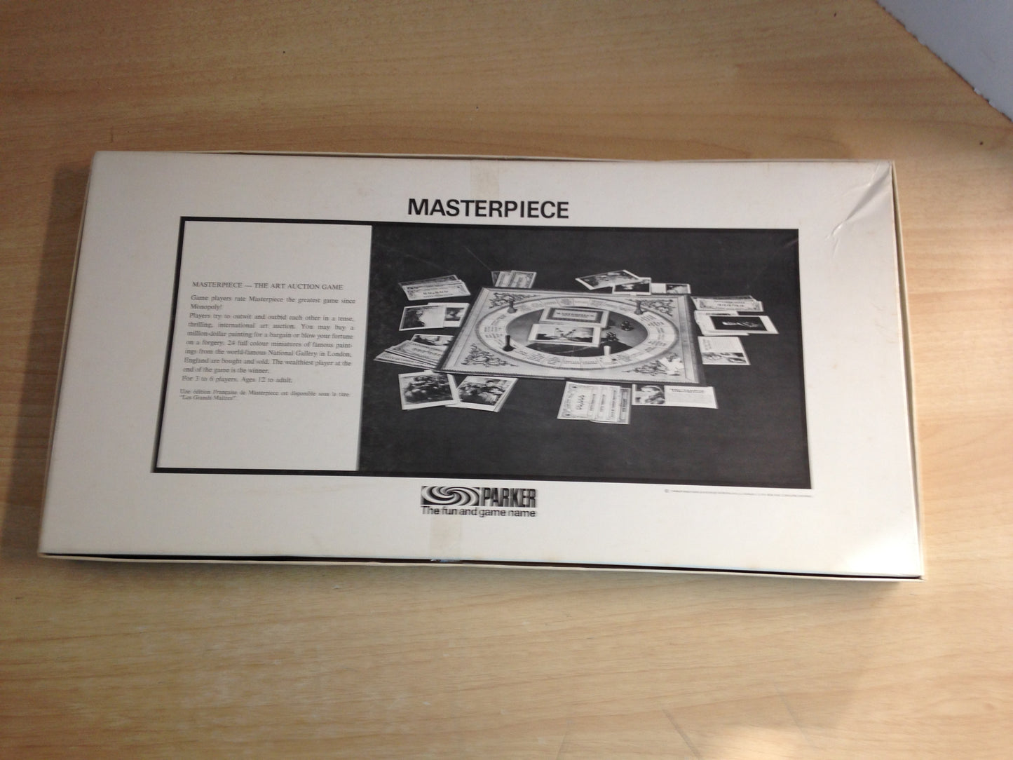 Y Game Masterpiece The Art Of Auction Vintage 1970 As New Complete Excellent Condition