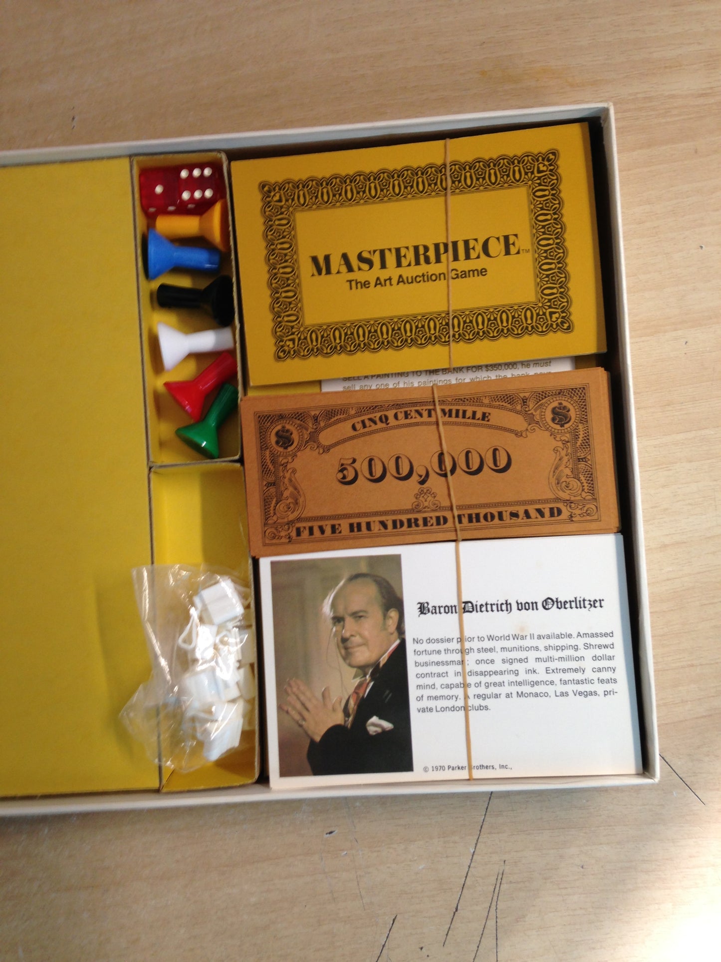 Y Game Masterpiece The Art Of Auction Vintage 1970 As New Complete Excellent Condition