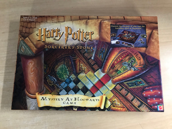 Y Game Vintage 2000 Harry Potter Mystery at Hogwarts Board Game Complete As New