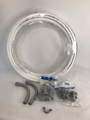 Yard and Garden SharkBite 12 inch PEX 50 ft. Coil White Water Pipe New Sealed With All Connection and Parts New Sold As A Lot