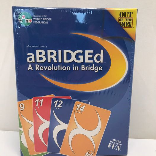 Game aBRIDGEd Card Game - A Revolution in Bridge - Bridge Night is Back! New Sealed