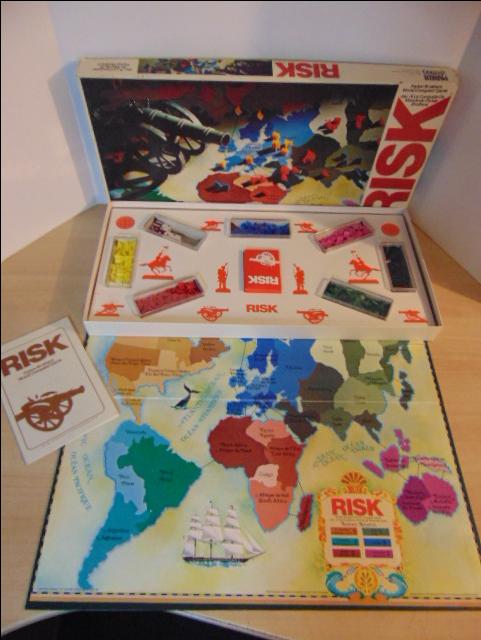 Game Risk Vintage 1975 Excellent Condition Complete RARE